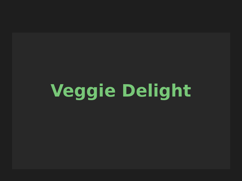Hambúrguer Vegetariano
